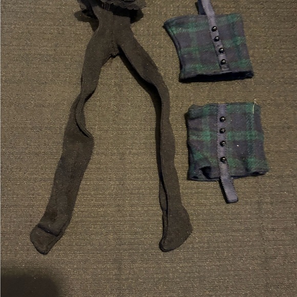 Pleasant Company American Girl Samantha Winter Story Plaid Cape Hat Muff gaiters - Picture 6 of 13